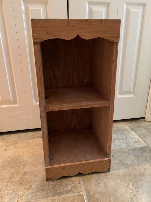 Bookcase after