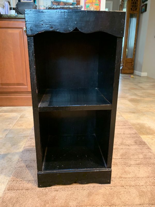 Bookcase before